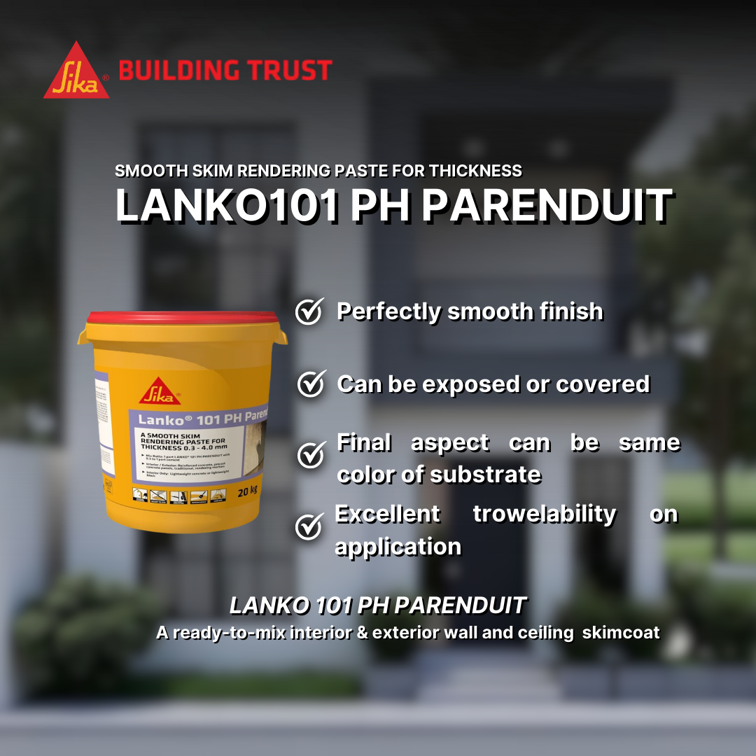 SIKA LANKO® 101 PH PARENDUIT SMOOTH SKIM RENDERING PASTE ( 20KG )