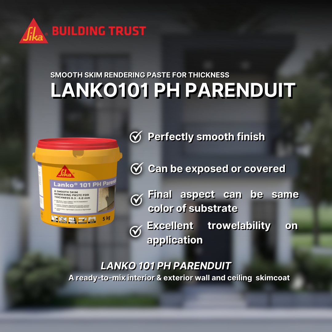 SIKA LANKO® 101 PH PARENDUIT SMOOTH SKIM RENDERING PASTE ( 5KG )