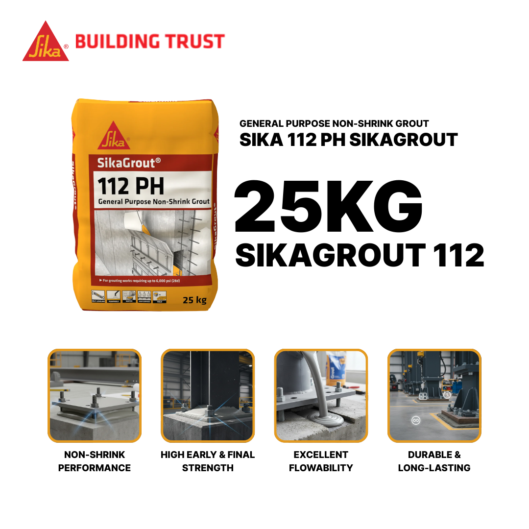 SIKA SIKAGROUT® 112 PH GENERAL PURPOSE NON-SHRINK GROUT ( 25KG )