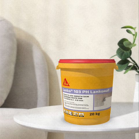 SIKA LANKO® 103 LANKOWALL  READY-TO-USE SMOOTH SKIM RENDERING PASTE FOR THICKNESS 0.3 MM - 4.0 MM ( 20KG )