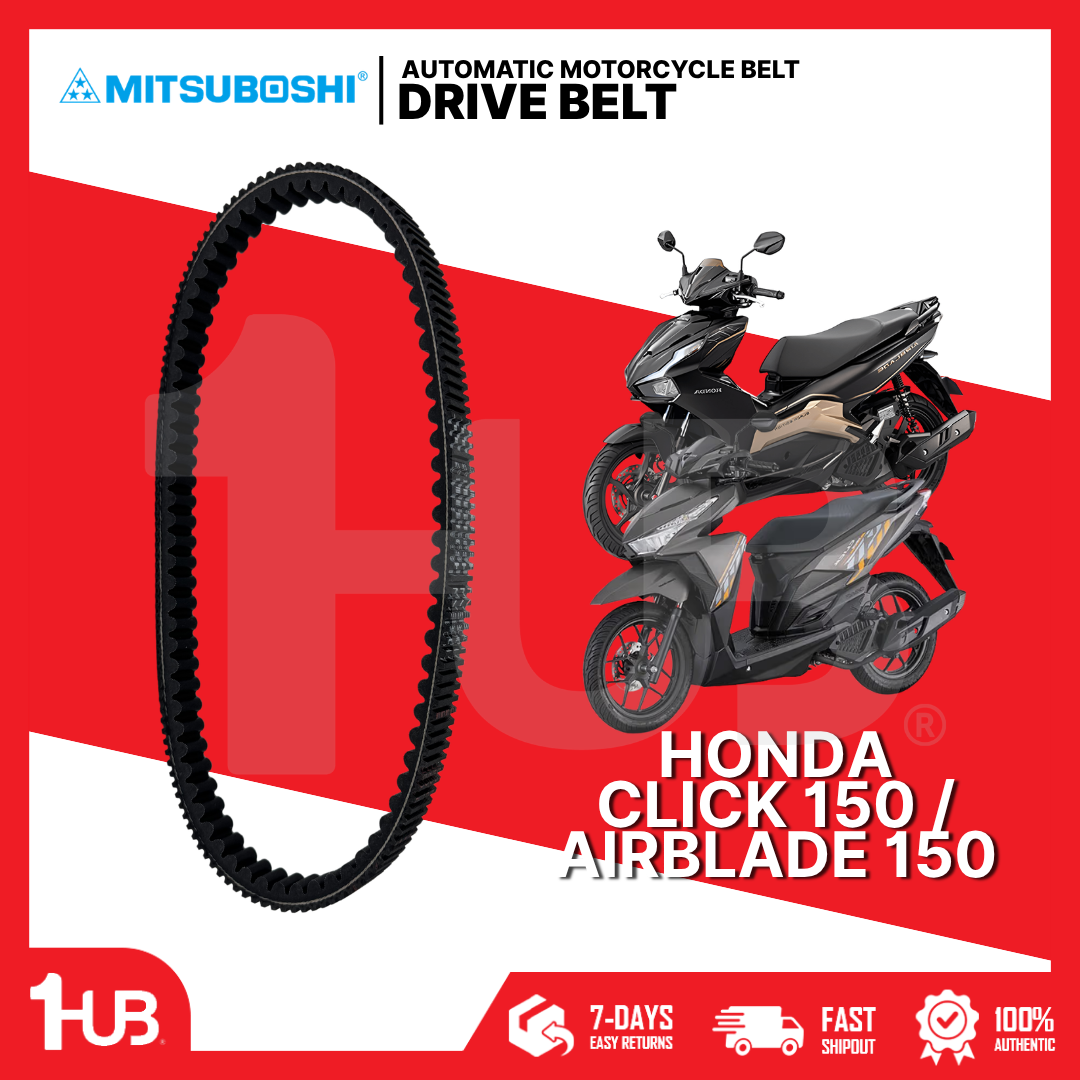 MITSUBOSHI MOTORCYCLE BELT HONDA CLICK 150, AIRBLADE 150 23100-K36-J010-M1 DB-H-MVSB0017/02 ( 1 PC )