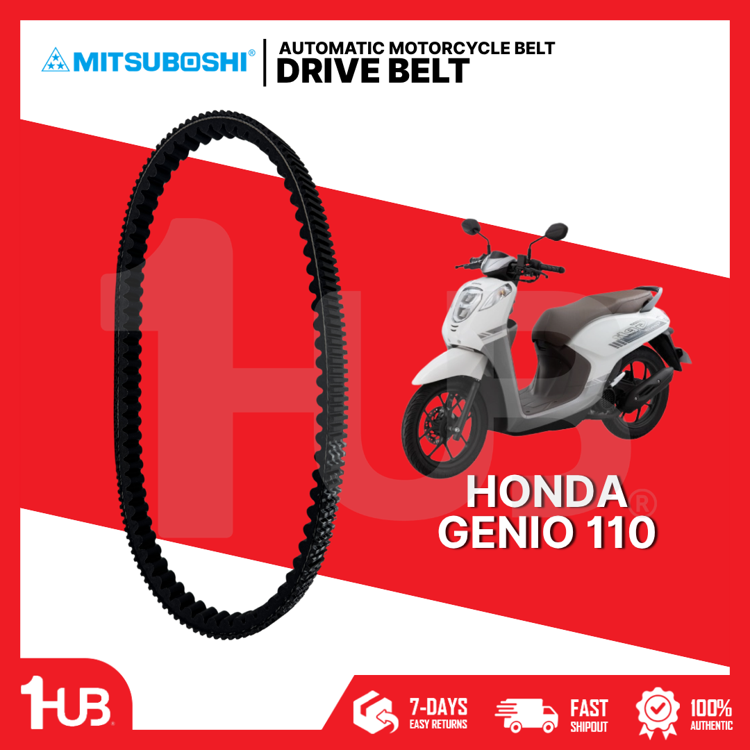 MITSUBOSHI MOTORCYCLE BELT HONDA GENIO 110 23100-K0JA-N010-M1 DB-HMVSB0036/02 ( 1 PC )