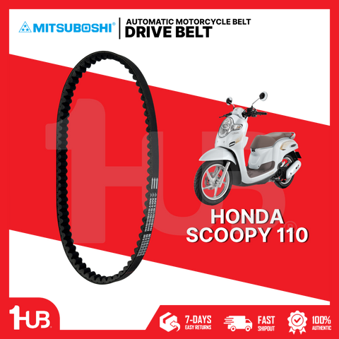 MITSUBOSHI MOTORCYCLE BELT HONDA SCOOPY 110 23100-KVY-9010-M1 DB-H-MVSB0006/01 ( 1 PC )