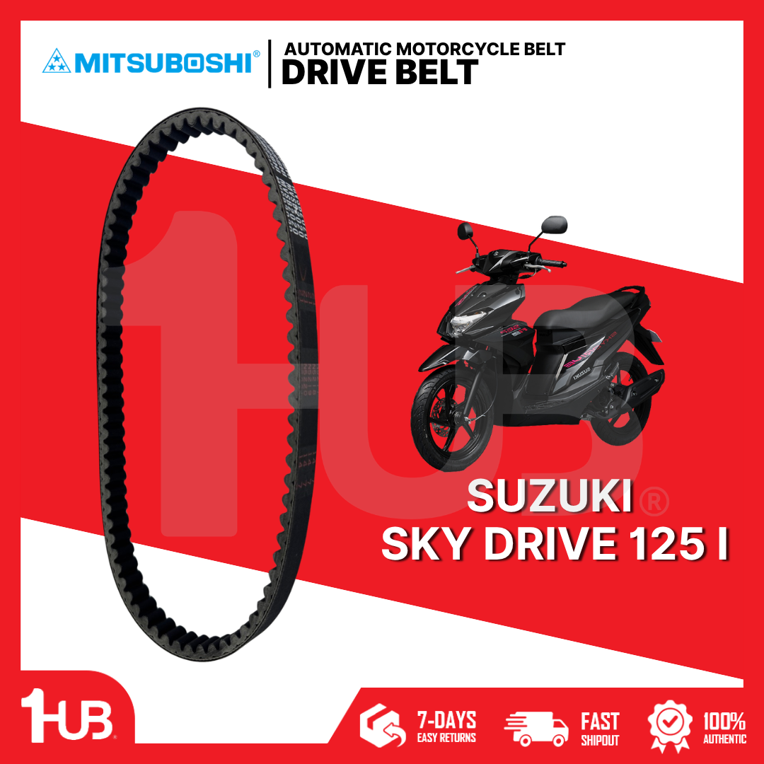 MITSUBOSHI MOTORCYCLE BELT SUZUKI SKY DRIVE 125 I 27601-46G010-000 DB-SMVSB2020/01 ( 1 PC )