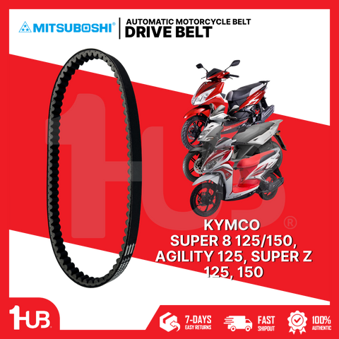 MITSUBOSHI MOTORCYCLE BELT KYMCO SUPER 8 125/150, AGILITY 125, SUPER Z 125, 150 23100-KEC4-900 DB-SMVSB4013A/01 ( 1 PC )