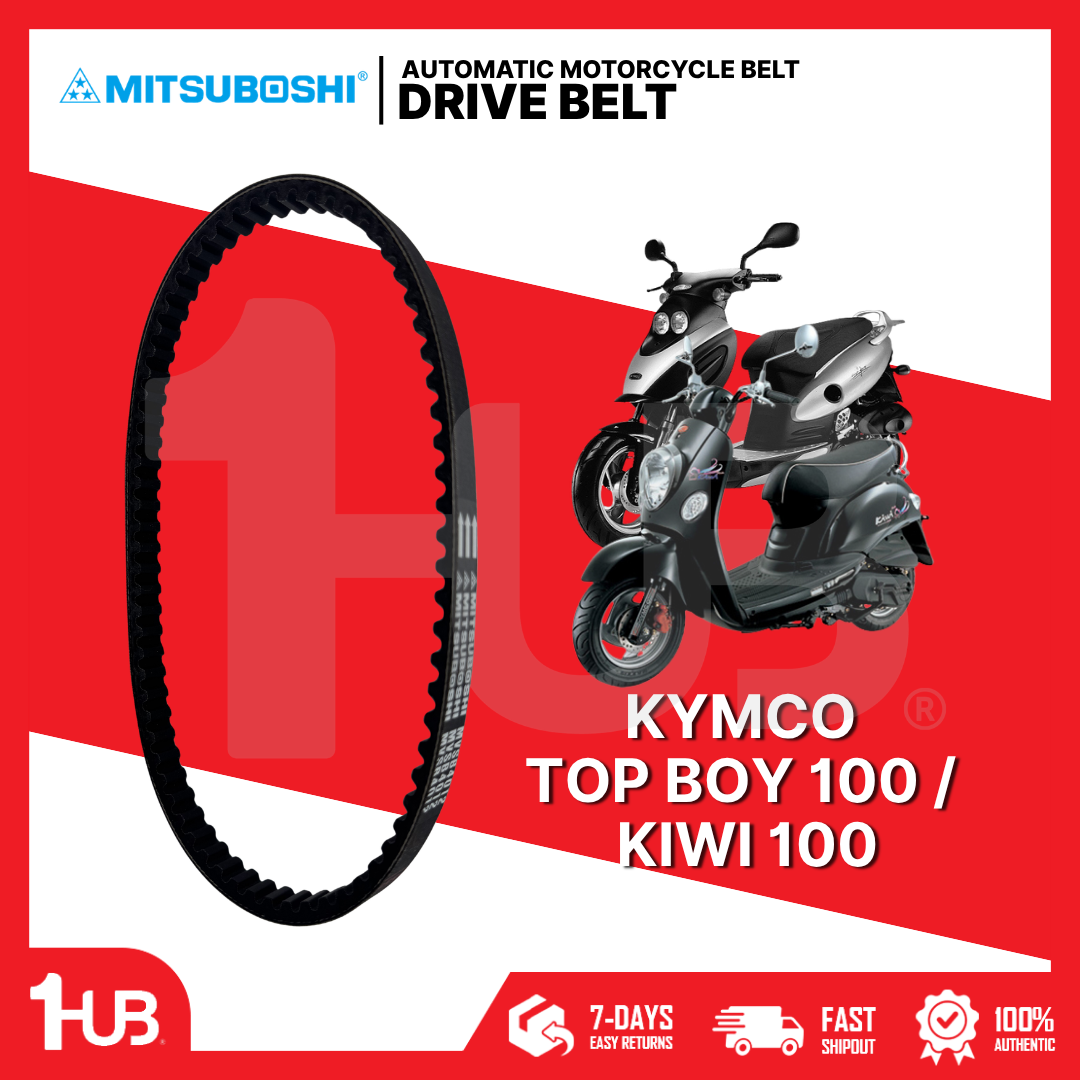 MITSUBOSHI MOTORCYCLE BELT KYMCO TOP BOY 100, KIWI 100 23100-KEB8-9001 DB-KMVSB4012/01 ( 1 PC )