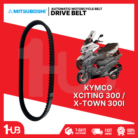 MITSUBOSHI MOTORCYCLE BELT KYMCO XCITING 300 X-TOWN 300I 23100-LFG2-E000 DB-KMVSB4038-01 ( 1 PC )