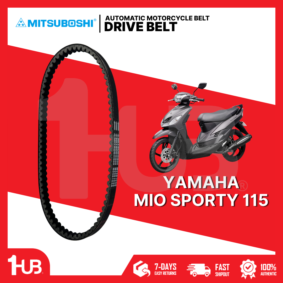 MITSUBOSHI MOTORCYCLE BELT YAMAHA MIO SPORTY 115 5TL-E7641-01 DB-Y-MVSB1038/02 ( 1 PC )