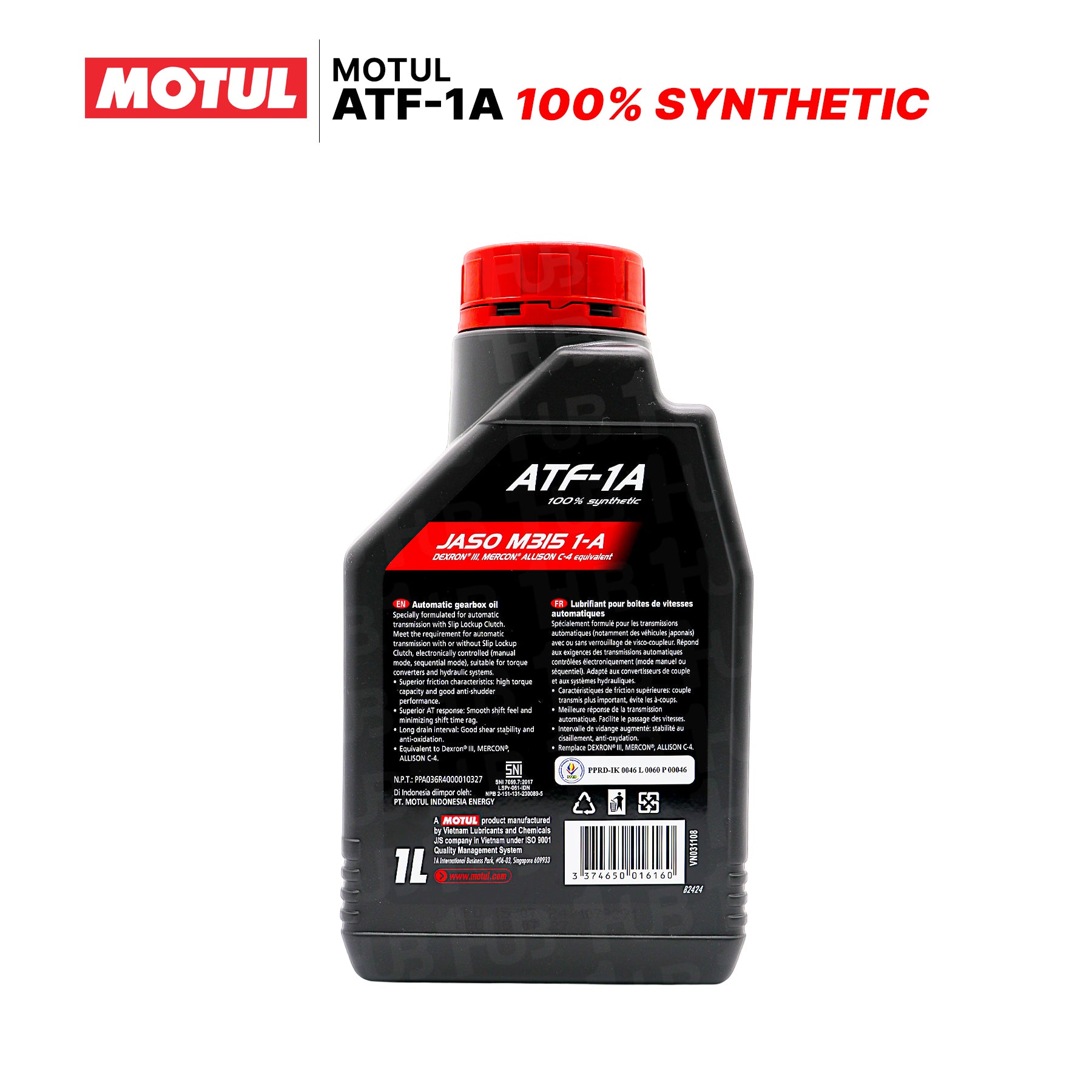 Motul Automatic Transmission Fluid 1A 1L 104928