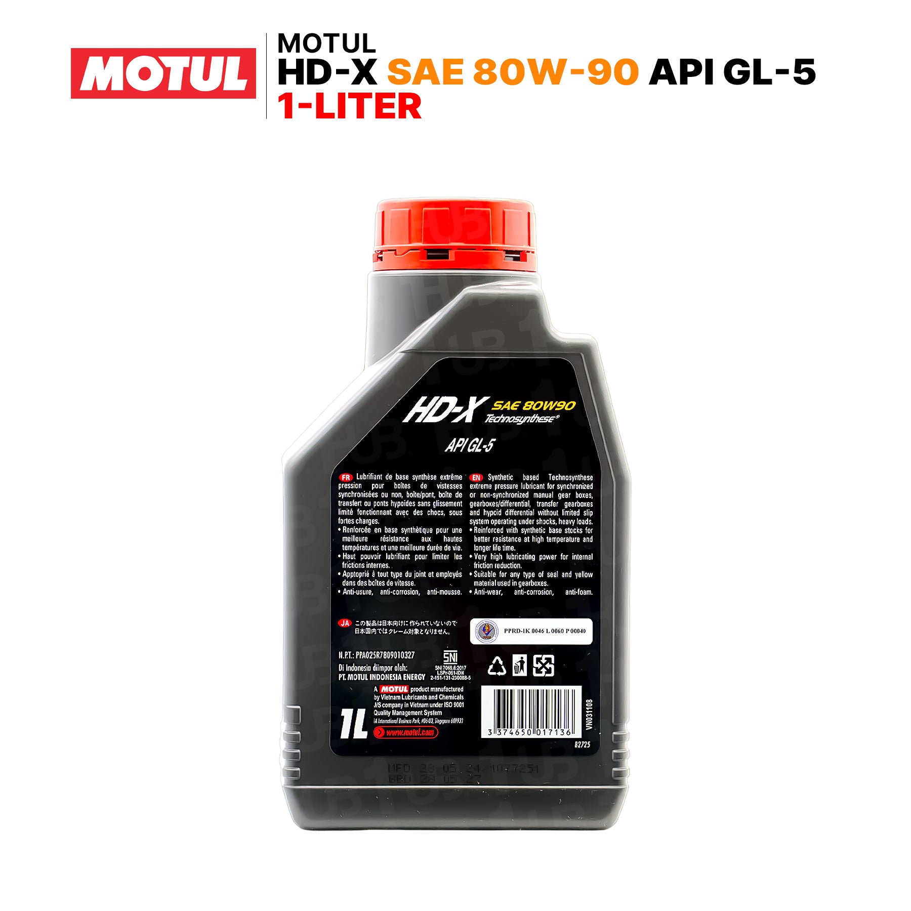 Motul HDX 80W90 1L 104934