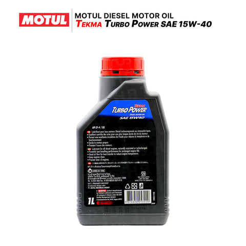 Motul Tekma Turbo Power 15W40 1L 105034