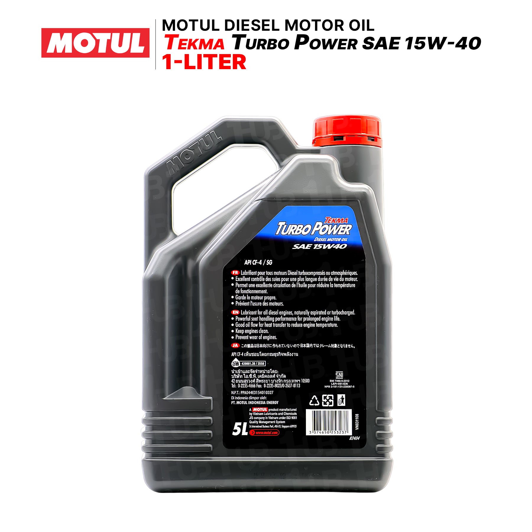 Motul Tekma Turbo Power 15W40 5L 105035