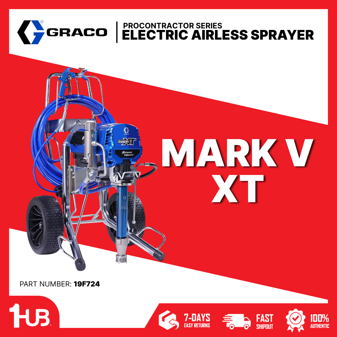 GRACO MARK V XT HD 3-IN-1 PROCONTRACTOR SERIES ELEC.AIRLESS SPRAYER UNIT ANZ/KR 19F724 ( 1 PC )