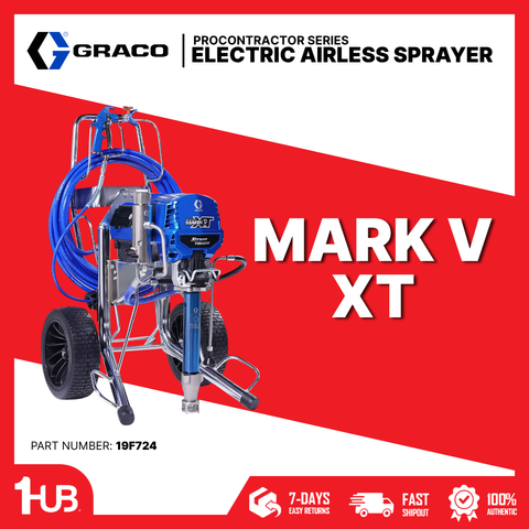 GRACO MARK V XT HD 3-IN-1 PROCONTRACTOR SERIES ELEC.AIRLESS SPRAYER UNIT ANZ/KR 19F724 ( 1 PC )