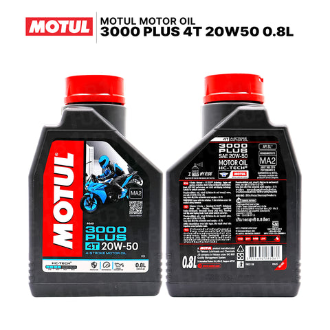 Motul 3000 Plus 4T 20W50 0.8L 108688