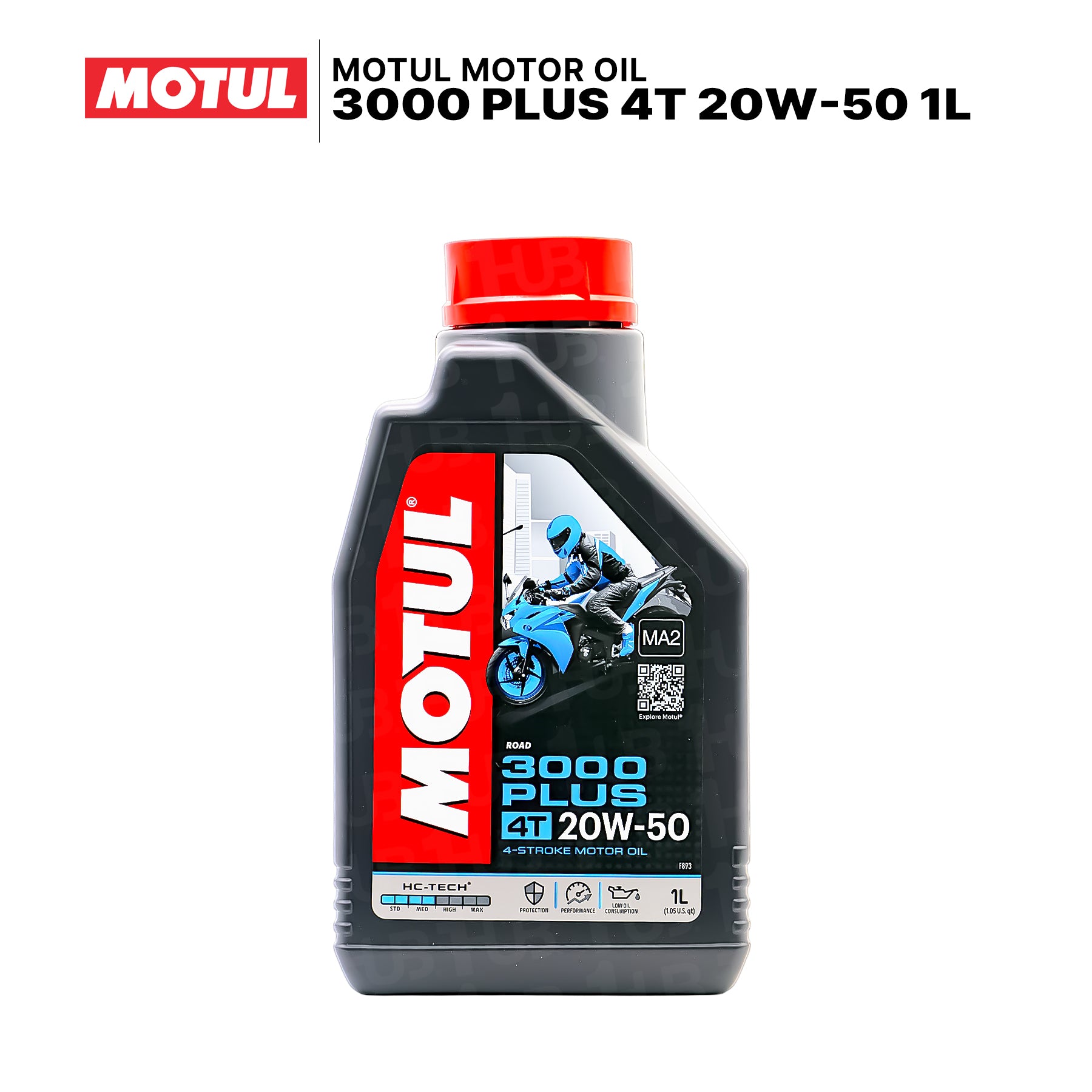 Motul 3000 Plus 4T 20W50 1L 108150