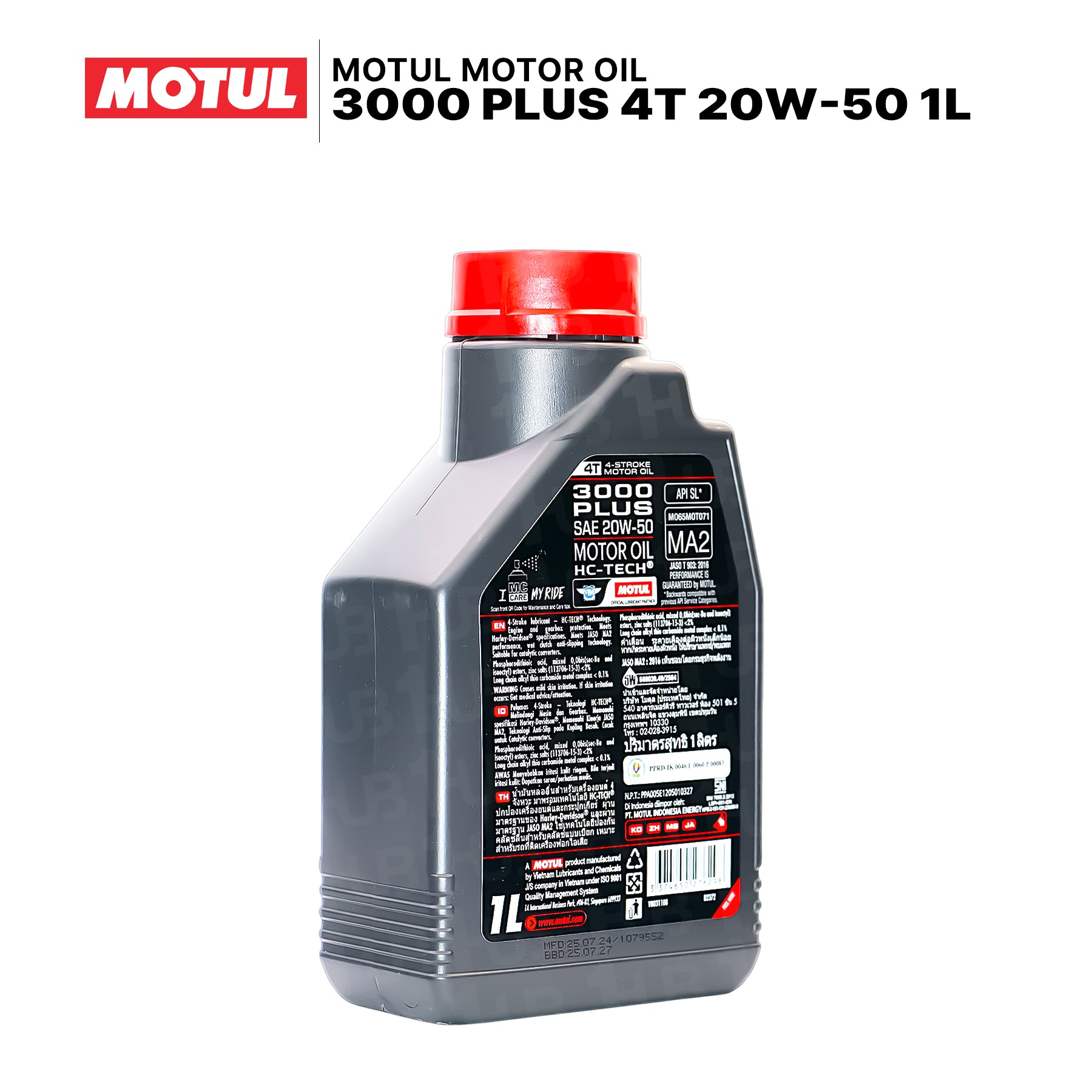 Motul 3000 Plus 4T 20W50 1L 108150