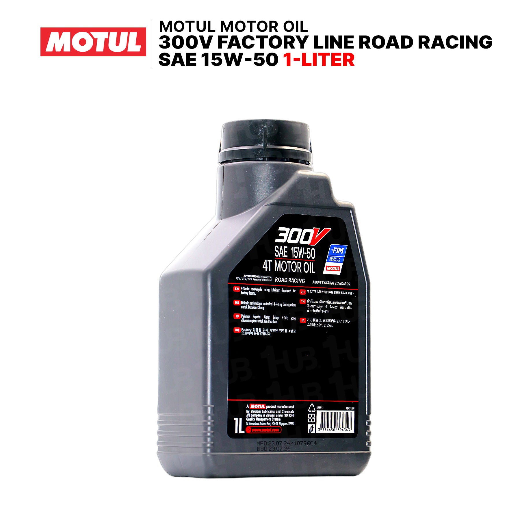 Motul 300V Factory Line Road Racing 15W50 1L 112674