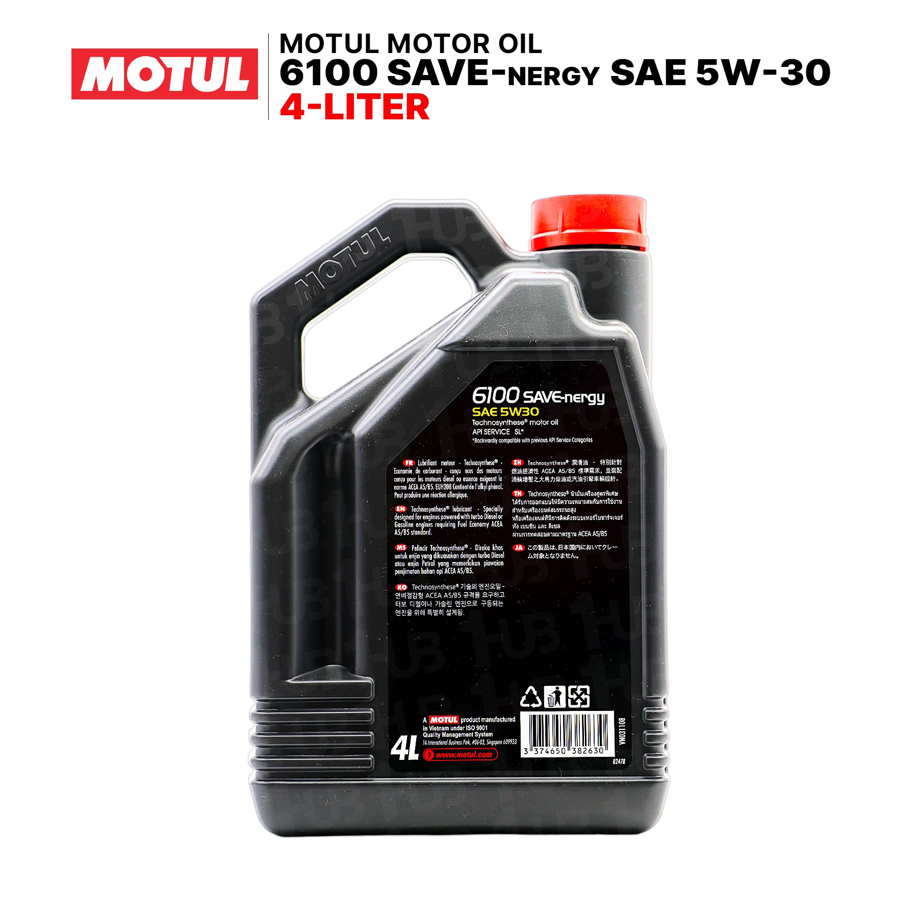 Motul 6100 Save-Nergy 5W30 4L 112348