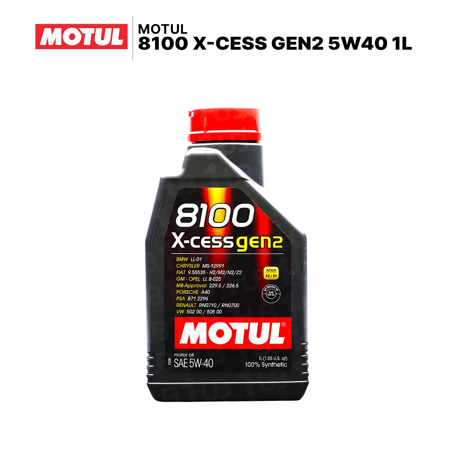 Motul 8100 X-Cess Gen2 5W40 1L 109910