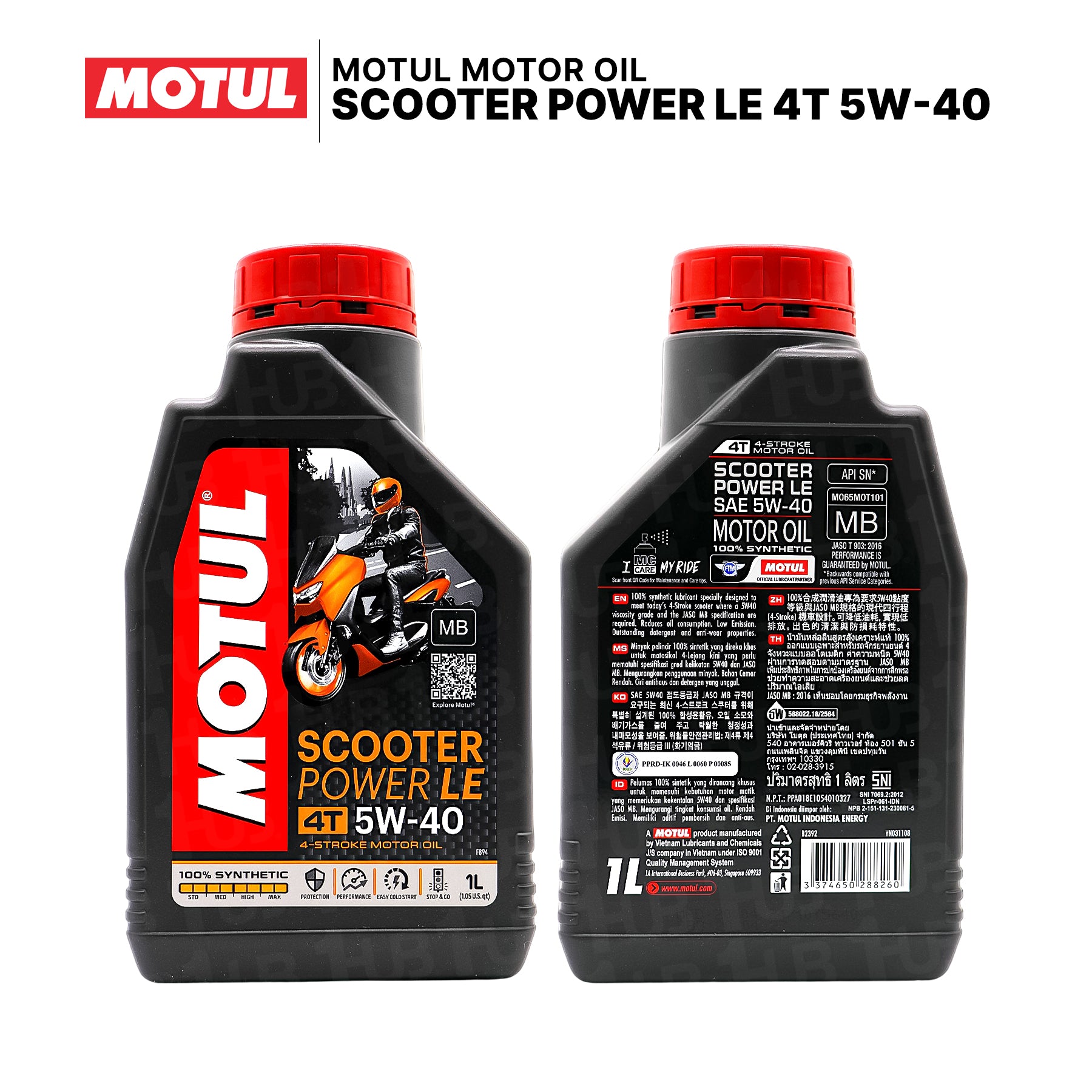 Motul Scooter Power LE 4T 5W40 1L 108970