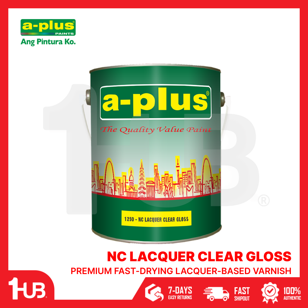 A-Plus® NC Lacquer Clear Gloss (4L)| 1250 | A-Plus Industrial & Construction Coatings