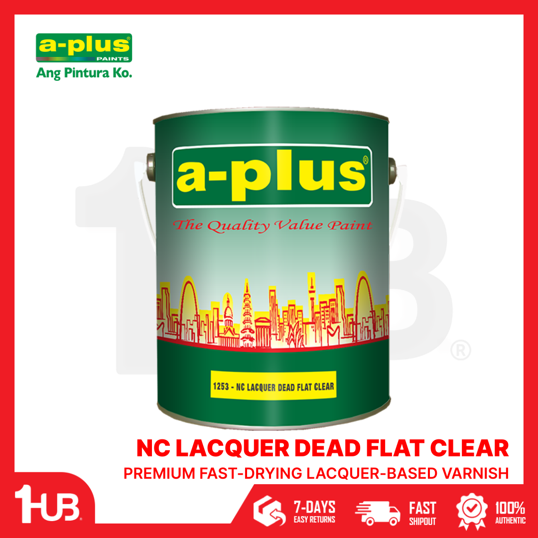 A-Plus® NC Lacquer Dead Flat Clear (4L)| 1253 | A-Plus Industrial & Construction Coatings