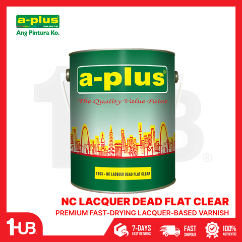 A-Plus® NC Lacquer Dead Flat Clear (4L)| 1253 | A-Plus Industrial & Construction Coatings