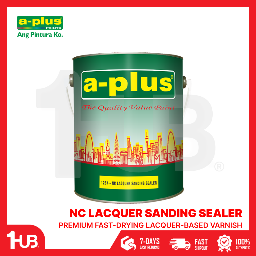A-Plus® NC Lacquer Sanding Sealer (4L)| 1254 | A-Plus Industrial & Construction Coatings