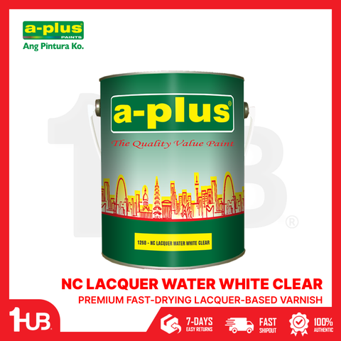 A-Plus® NC Lacquer Water White Clear (4L)| 1258 | A-Plus Industrial & Construction Coatings
