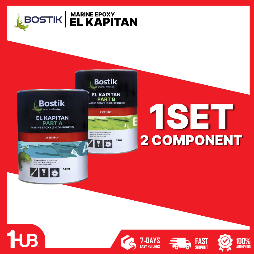 BOSTIK EL KAPITAN MARINE EPOXY 2 COMPONENT - PART A & B