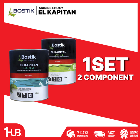BOSTIK EL KAPITAN MARINE EPOXY 2 COMPONENT - PART A & B