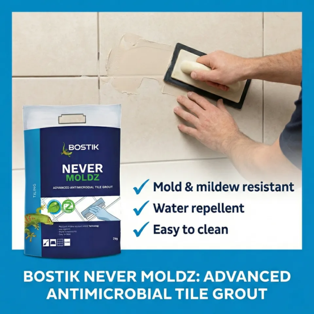BOSTIK NEVER MOLDZ - TILE GROUT ( 2 KG )
