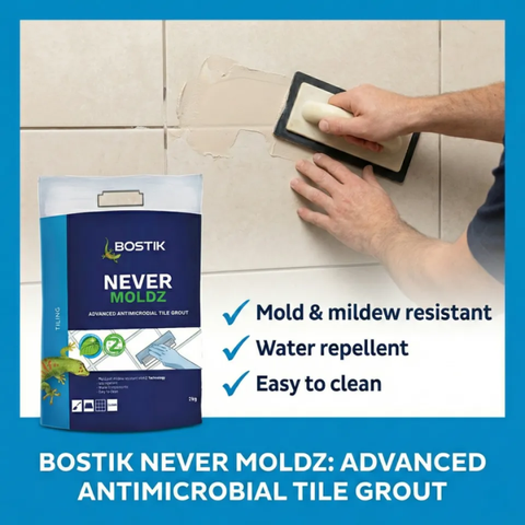 BOSTIK NEVER MOLDZ - TILE GROUT ( 2 KG )
