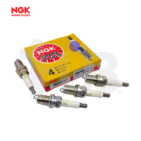 NGK SPARK PLUG HONDA / CHEVY / DAIHATSU CIVIC 1500 , 1600 (ALL) 1992-05 / CITY , JAZZ i-DSI 1997-08 / OPTRA , AVEO 1.5 2004-09 / FEROZA (W/RESISTOR) 1990-96 BKR6E-11 ( 1 BOX - 4 PCS )