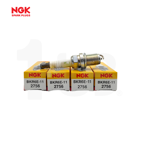 NGK SPARK PLUG HONDA / CHEVY / DAIHATSU CIVIC 1500 , 1600 (ALL) 1992-05 / CITY , JAZZ i-DSI 1997-08 / OPTRA , AVEO 1.5 2004-09 / FEROZA (W/RESISTOR) 1990-96 BKR6E-11 ( 1 BOX - 4 PCS )