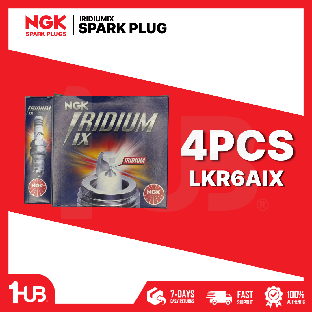 NGK SPARK PLUG HYUNDAI ACCENT 1.4 , RIO , PICANTO 2014-18 LKR6AIX ( 1 BOX - 4 PCS )