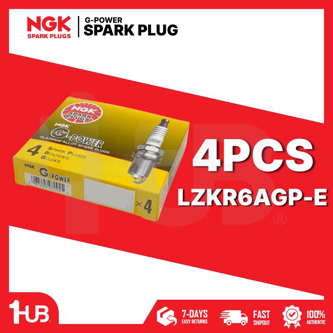 NGK SPARK PLUG HYUNDAI / KIA i30, ELANTRA 2011-18 / ACCENT 1.4 2011-14 / RIO 1.4 2012-18 LZKR6AGP-E ( 1 BOX - 4 PCS )