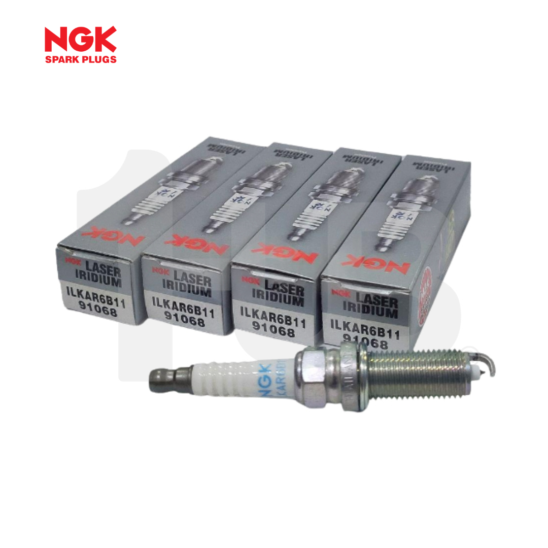 NGK SPARK PLUG TOYOTA VIOS 1.3 , 1.5 Dual VVTi 2016-22 / AVANZA , RAIZE , RUSH Dual VVTi 2016-22 ILKAR6B-11 ( 1 BOX - 4 PCS )