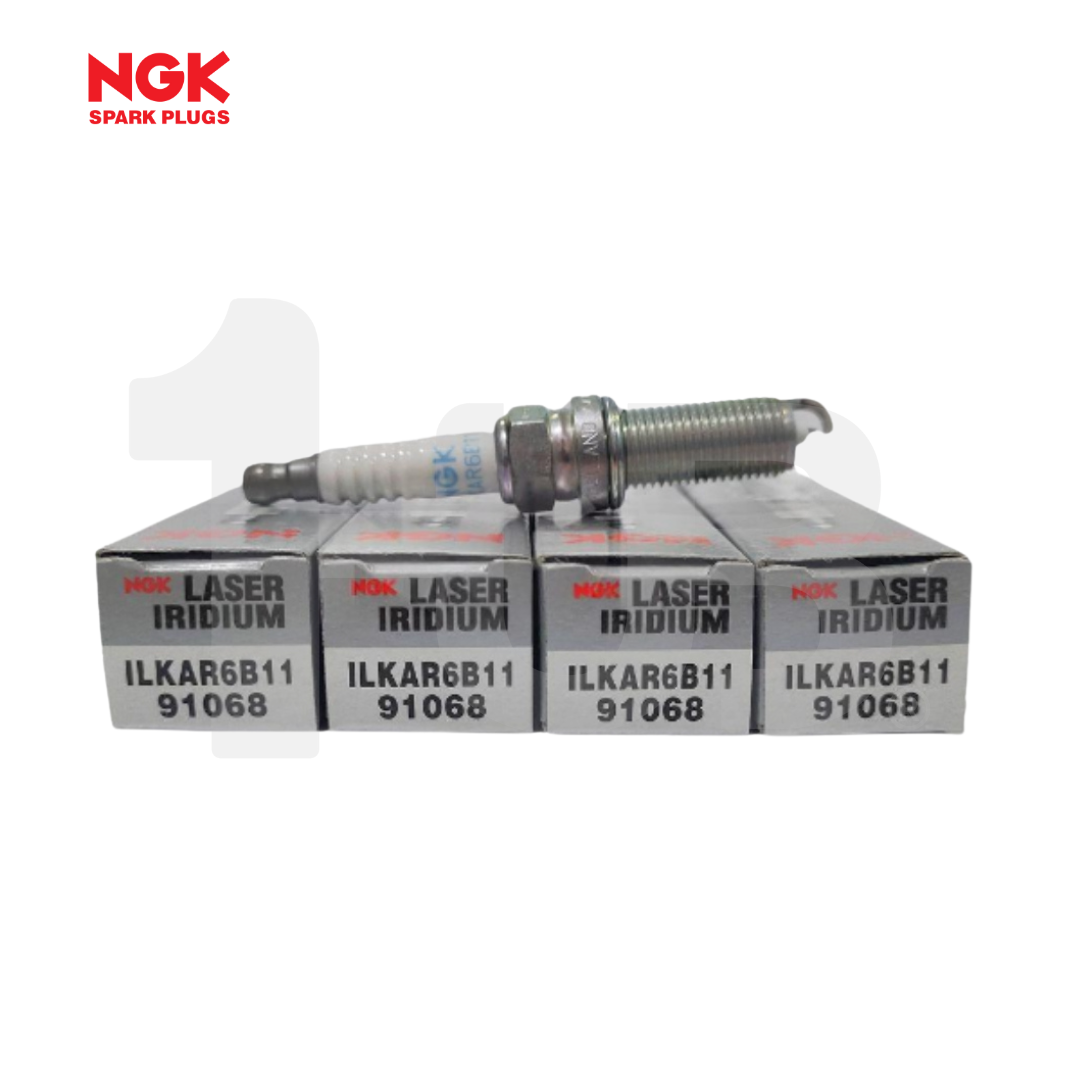 NGK SPARK PLUG TOYOTA VIOS 1.3 , 1.5 Dual VVTi 2016-22 / AVANZA , RAIZE , RUSH Dual VVTi 2016-22 ILKAR6B-11 ( 1 BOX - 4 PCS )