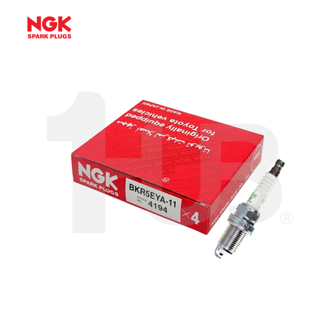NGK SPARK PLUG 90919-01164 TOYOTA COROLLA 1600 (4A-FE) 1993-97 / ECHO , ALTIS , PRADO 2700 2001-05 / YARIS , RAV-4 1.8 2003-11 / VIOS 1.3 , 1.5 2003-14 / COROLLA ALTIS 1.6 , 1.8 2002-09 BKR5EYA-11 ( 1 BOX - 4 PCS )