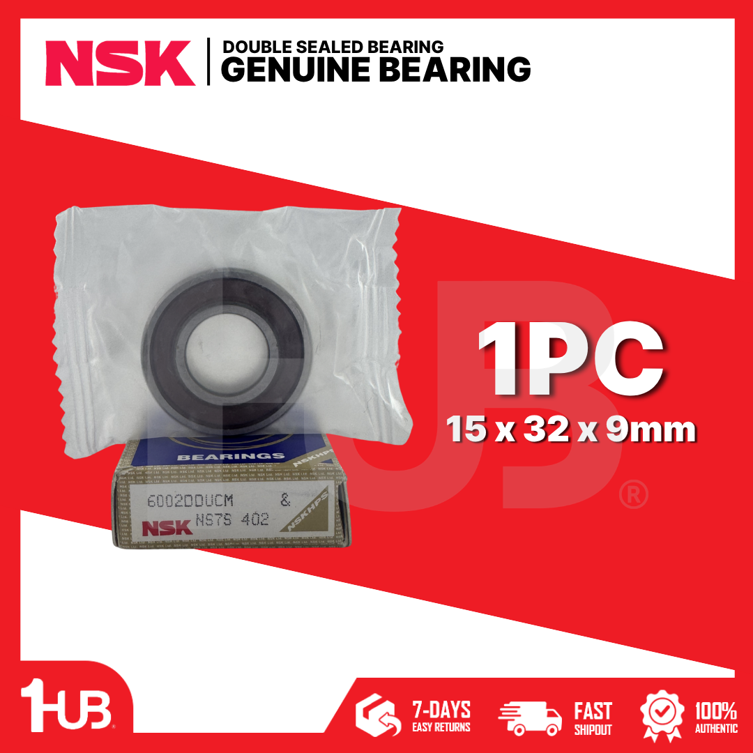 NSK BEARING 6002-2RS 15x32x9mm ( 1 PC )