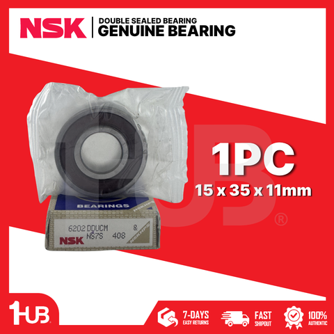 NSK BEARING 6202-2RS 15x35x11mm ( 1 PC )
