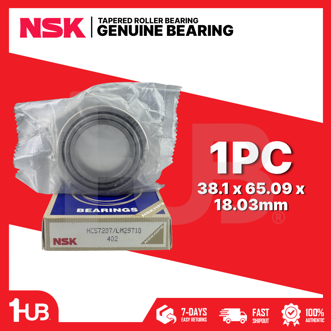 NSK BEARING HC57207 / LM29710 30x62x16mm ( 1 PC )