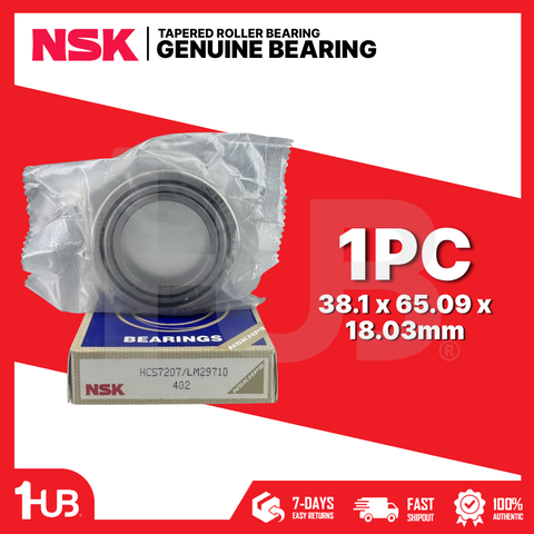 NSK BEARING HC57207 / LM29710 30x62x16mm ( 1 PC )