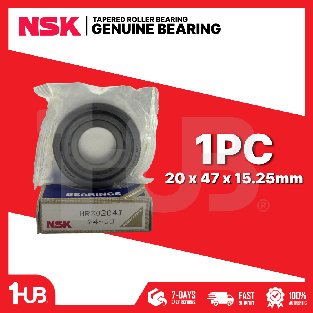 NSK BEARING HR30204J 20x47x15.25mm ( 1 PC )