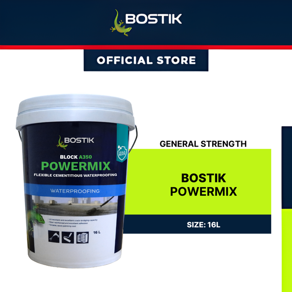 BOSTIK POWERMIX FLEXIBLE CEMENTITIOUS WATERPROOFING 16L