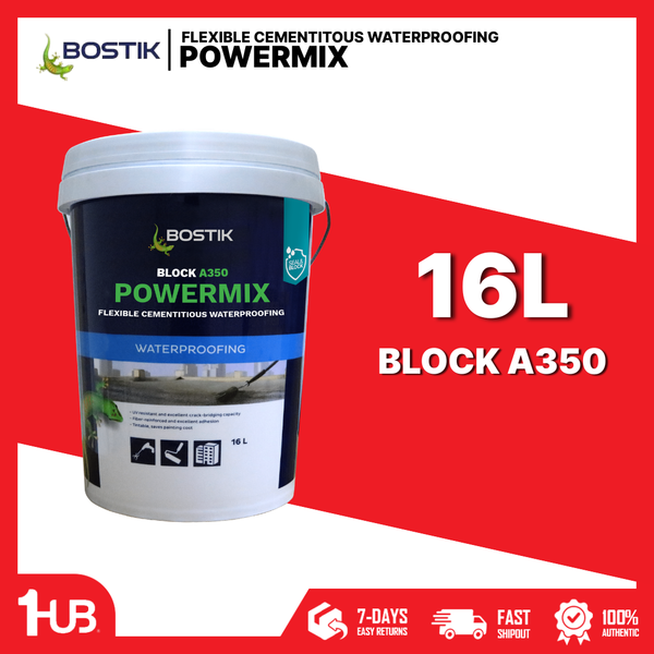 BOSTIK POWERMIX FLEXIBLE CEMENTITIOUS WATERPROOFING 16L