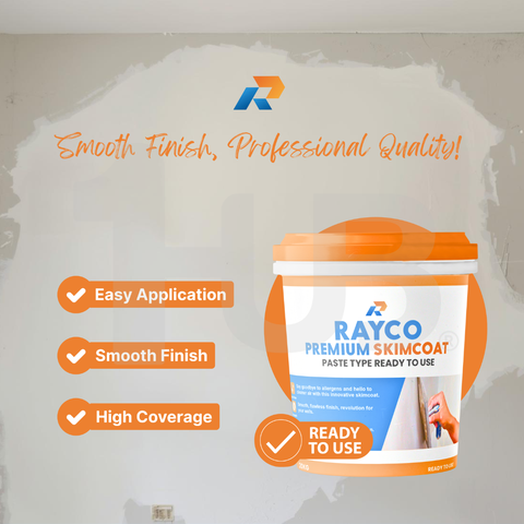 RAYCO PREMIUM SKIMCOAT PASTE TYPE READY TO USE ( 20KG )