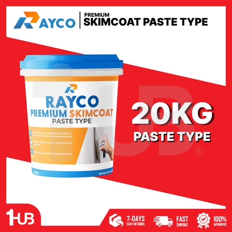 RAYCO PREMIUM SKIMCOAT PASTE TYPE ( 20KG )